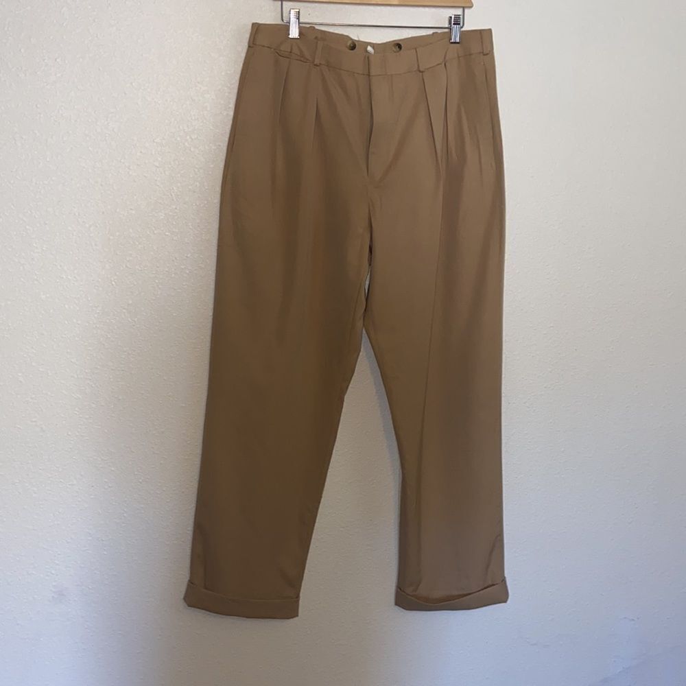 Men Pants Dress Made In Mexico 💯 Wool WOLLE RN 62830 Size 36 Regular